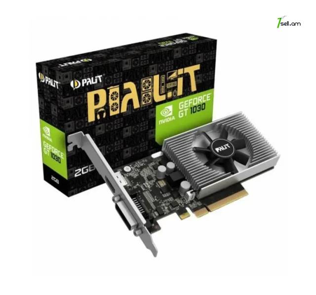 Տեսաքարտ Palit GeForce GT 1030 GDDR 5 2GB 64bit DVI HDMI videocart видеокарта