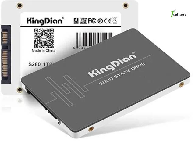 SSD 1TB Kingdian 3D NAND SATA III 2.5" 7mm (0.28") Internal Solid State Drive
