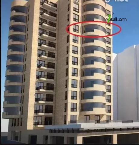 3 սենյականոց բնակարան նորակառույց շենքում Պարոնյանի փողոցում, 120 ք.մ., 10/13 հարկ, բարձր առաստաղներ