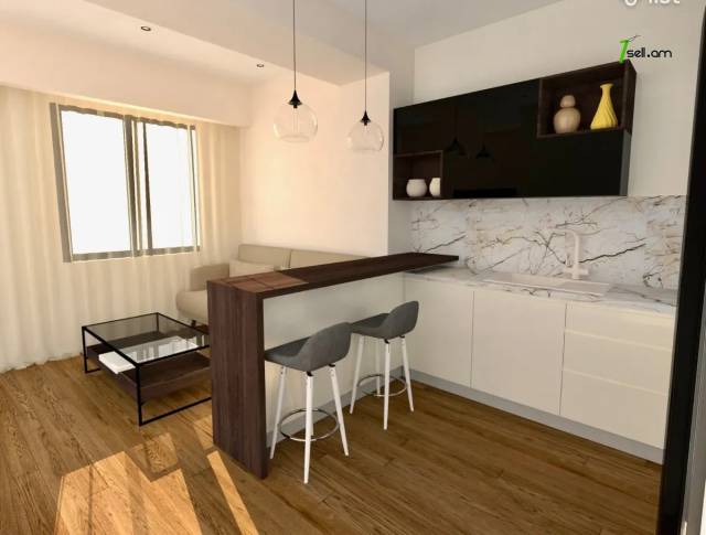 2 սենյականոց բնակարան նորակառույց շենքում Ամիրյան փողոցում, 50 քմ, 8/18 հարկ, բարձր առաստաղներ