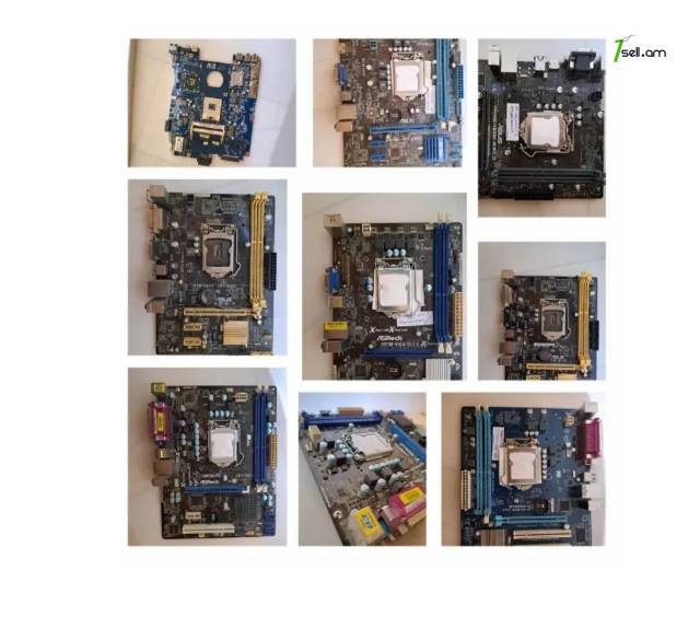 Մայրպլատաներ AsRock Gigabyte Asus MSI ECS EliteGroup բոլոր տեսակի G31 G41 H61 H81 H110 H310 H510 mainboard MB