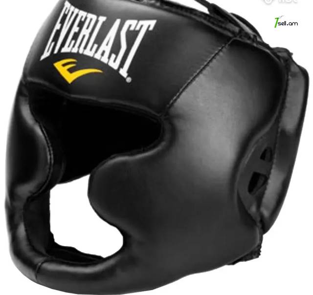 Шлем боксерский EVERLAST L черный Բռնցքամարտի սաղավարտ EVERLAST L սև
