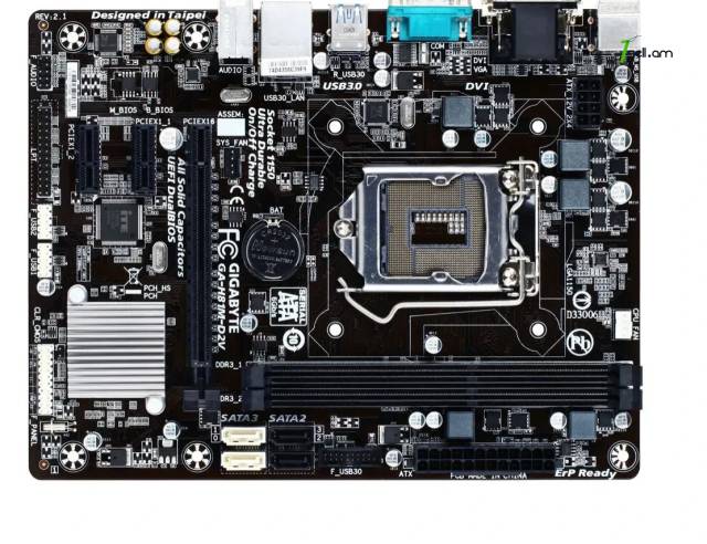 MB LGA 1150 GIGABYTE GA-H81M-D2V Matherboard Материнская плата Մայրսալիկ Պլատա mainboard materinka lga1150