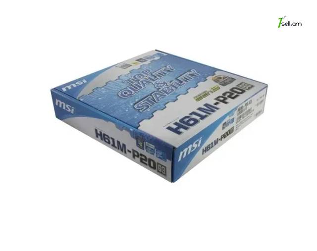 Материнская плата MSI H61M-P20 (G3) Matherboard Մայրպլատա