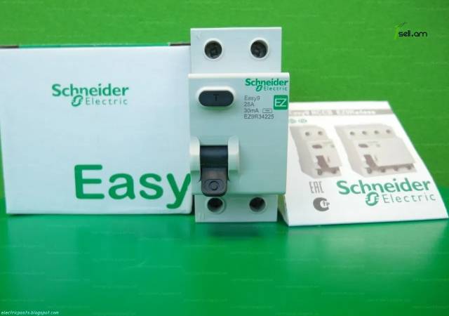 Schneider electric Ավ անջատիչներ; UZO, DIF; Ժամ ռելե; Հպարկիչներ; Ավ անջատիչների Տուփեր