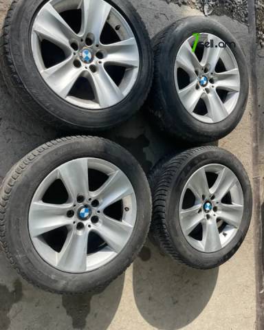 GGG. BMW r17 5x120 Անիվներ անվահեծերով, համասեզոնային անվադողեր, 225/55 R17