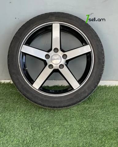 GGG. Vossen R17 5x114.3 4հատ Անիվներ անվահեծերով, համասեզոնային անվադողեր, 215/45 R17