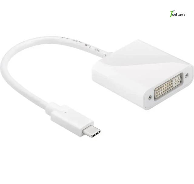 Adapter Type-C to DVI Compatible with converter փոխակերպիչ конвертер
