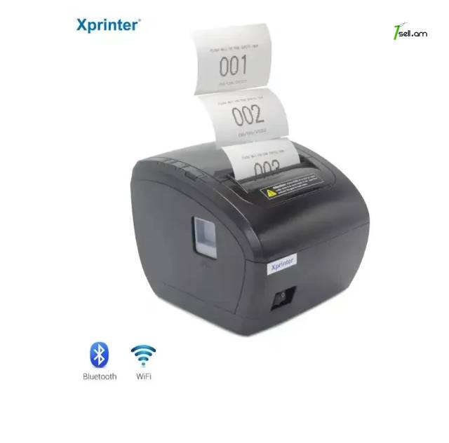 Xprinter XP-Q838L Custom Imprimante Thermique Սև ջերմային կտրոնի տպիչ термопринтер чеков