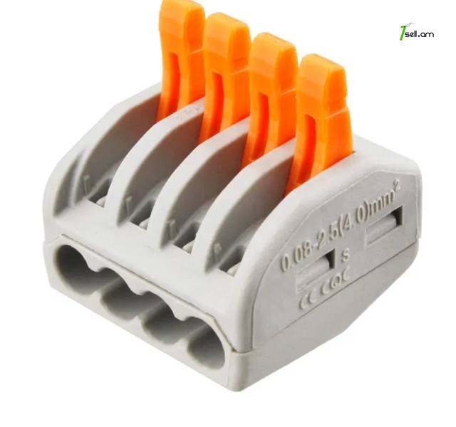 Wago տերմինալ 214 (4տ) : 32A 250V