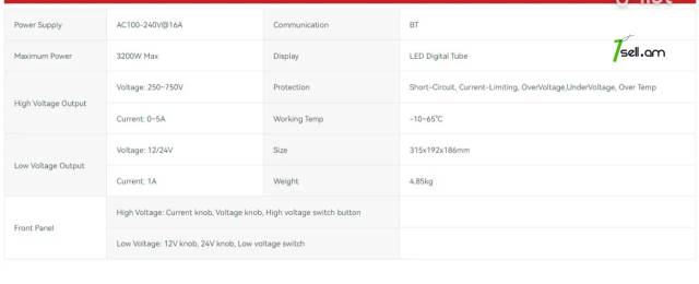 ISmartEV DP750 Регулируемый цифровой источник питания