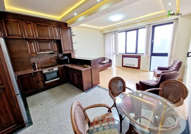 3 սենյականոց բնակարան նորակառույց շենքում Քեռու փողոցում, 90 ք.մ., 7/17 հարկ, բարձր առաստաղներ