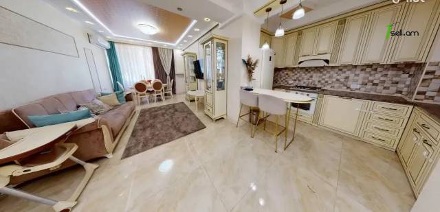 3 սենյականոց բնակարան նորակառույց շենքում Շինարարների փողոցում, 65 ք.մ., 1/9 հարկ, բարձր առաստաղներ