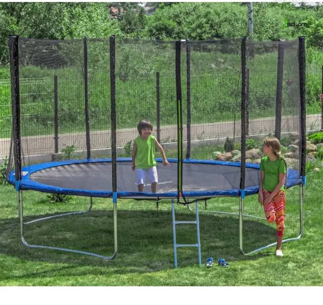 Батут Բատուտ trampoline Սպորտային բատուտ անվտանգության ցանցով, տրամագիծը 1.83սմ