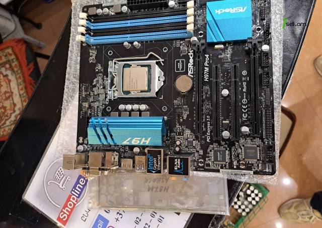 MB Asrock H97M Pro4 պրոֆեսոնալ խաղային մայրական H97 MATHERBOARD mainboard materinka mayrplata mayrakan