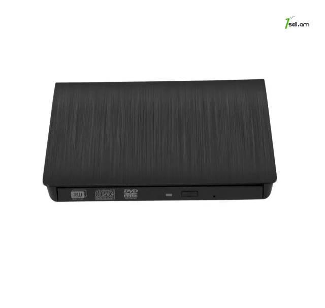 USB 3.0 DVD-RW & CD-RW External - շատ արագ և որակով Slim Portable Optical Drive շարժական DVD