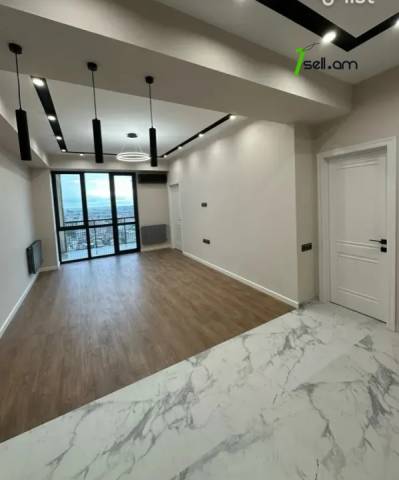 2 սենյականոց բնակարան նորակառույց շենքում Ռոստոմի փողոցում, 53 քմ, նախավերջին հարկ, բարձր առաստաղներ