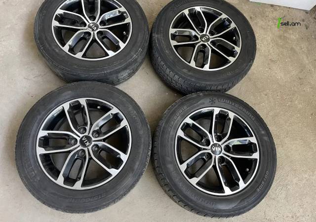 GGG.R16 5x114.3 4հատ KIA, Mazda, Hyundai. toyota, nissan Անիվներ անվահեծերով, ձմեռային անվադողեր, 215/60 R16