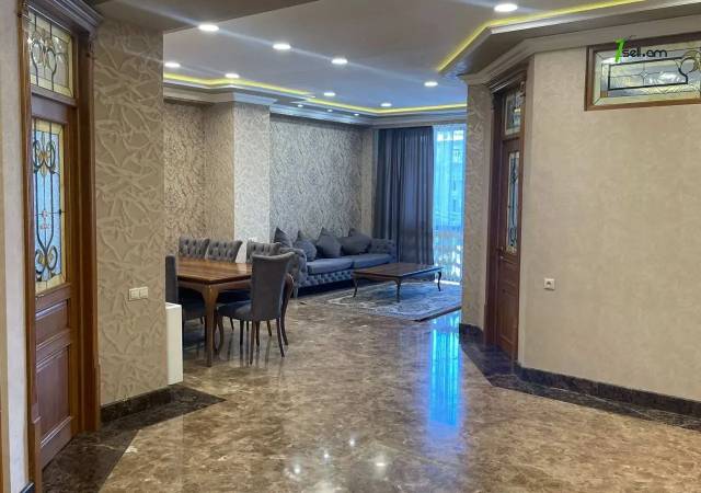 3 սենյականոց բնակարան նորակառույց շենքում Փավստոս Բուզանդի փողոցում, 105 ք.մ., բարձր առաստաղներ