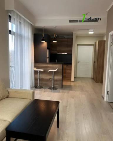 2 սենյականոց բնակարան նորակառույց շենքում Խաչիկ Մուրադյանի փողոցում, 48 ք.մ., բարձր առաստաղներ