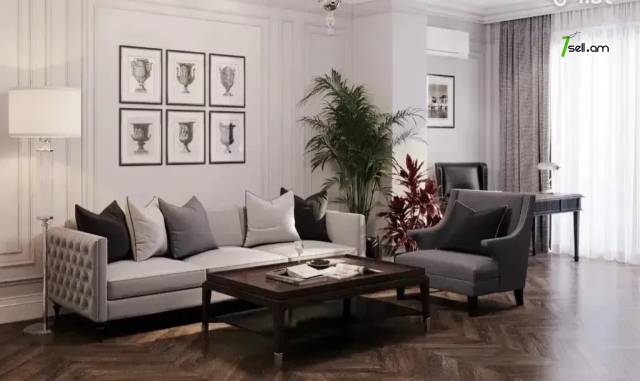 3 սենյականոց բնակարան Թամանյանի փողոցում, 94 ք.մ., բարձր առաստաղներ, մի քանի պատշգամբ, 3/5 հարկ