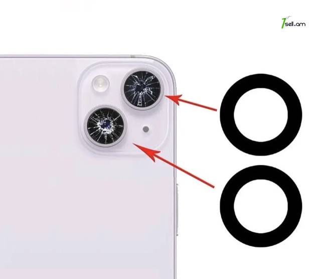 Apple iPhone 14 Տեսախցիկի Ապակի
