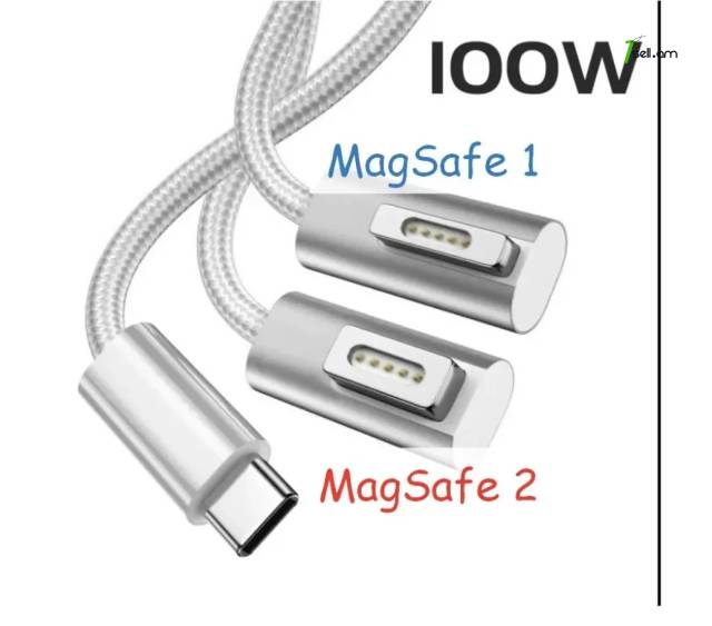 Magsafe 1 to PD TypeC 85W 60W 40W Apple Macbook Air Pro 1,8 м 18,5-20V 5A для моделей A1436 A1465 A1466