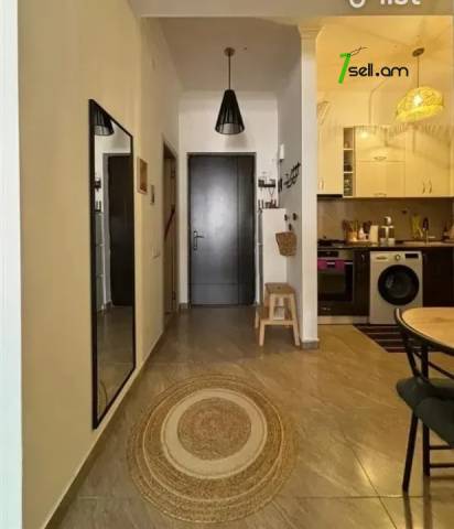 2 սենյականոց բնակարան նորակառույց շենքում Ադոնցի փողոցում, 45 քմ, 7/9 հարկ, բարձր առաստաղներ