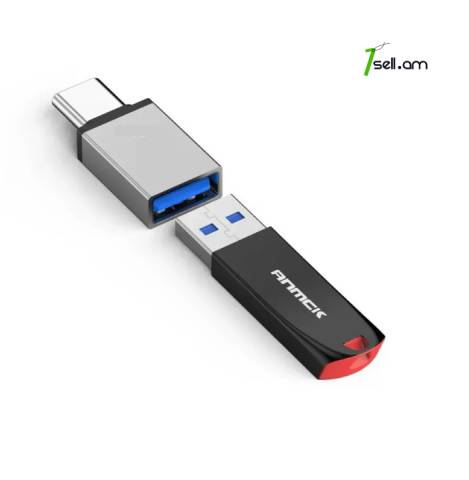 Type-C OTG USB 3.0 ադապտեր Переходник OTG Type-C - USB 3.0 для смартфона и macbook Connector