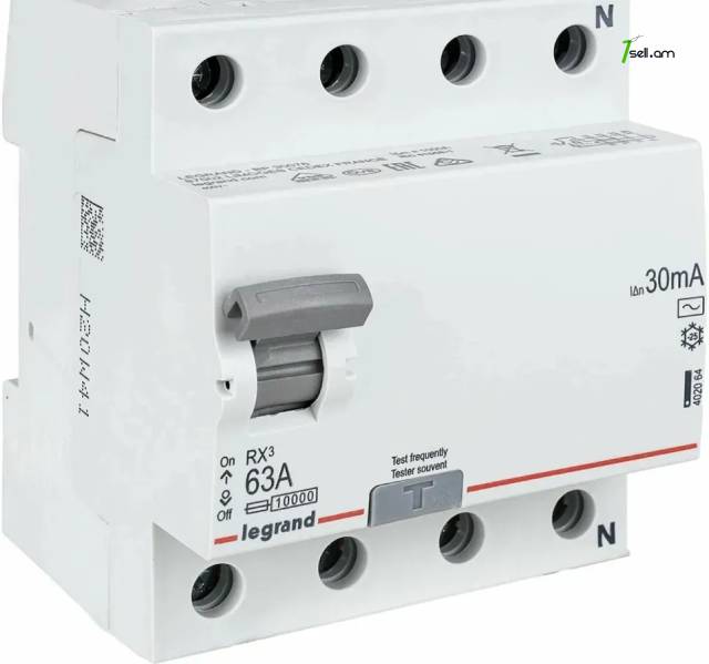 Legrand rx3 (uzo) (4p) 63a ac-63a 30ma