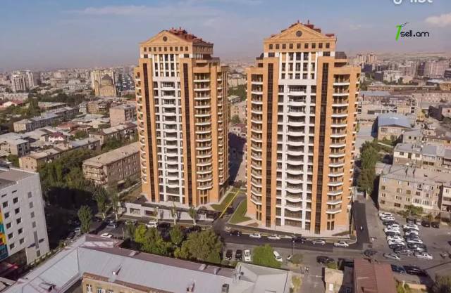 2 սենյականոց բնակարան նորակառույց շենքում, Ներսիսյան փողոցի փակուղի, 64 քմ, 16/19 հարկ