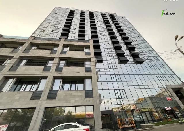 2 սենյականոց բնակարան նորակառույց շենքում Ռոստոմի փողոցում, 53 քմ, նախավերջին հարկ, բարձր առաստաղներ