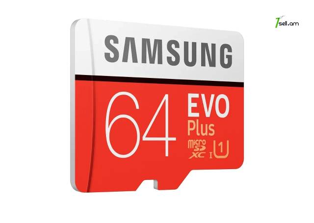 64GB microSD Memory card Samsung microSDXC 64EVO Plus UHS-1 4K միկրո
