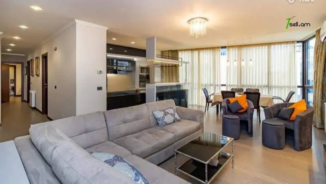 3 սենյականոց բնակարան նորակառույց շենքում Վազգեն Սարգսյանի փողոցում, 120 քմ, 6/10 հարկ