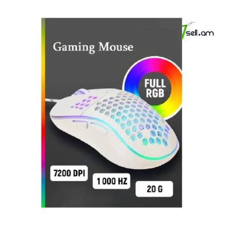Breeks Мышка игровая с подсветкой проводная USB մկնիկ mouse RGB