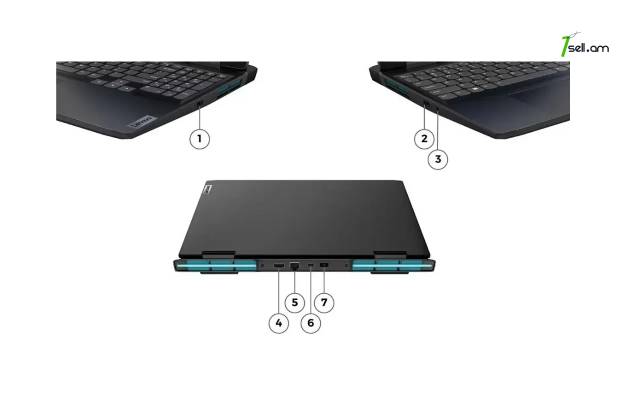 Նոութբուք Lenovo Gaming 3 15,6" RTX 4050 6GB RAM 16GB DDR5 SSD 512GB notebook ноутбук