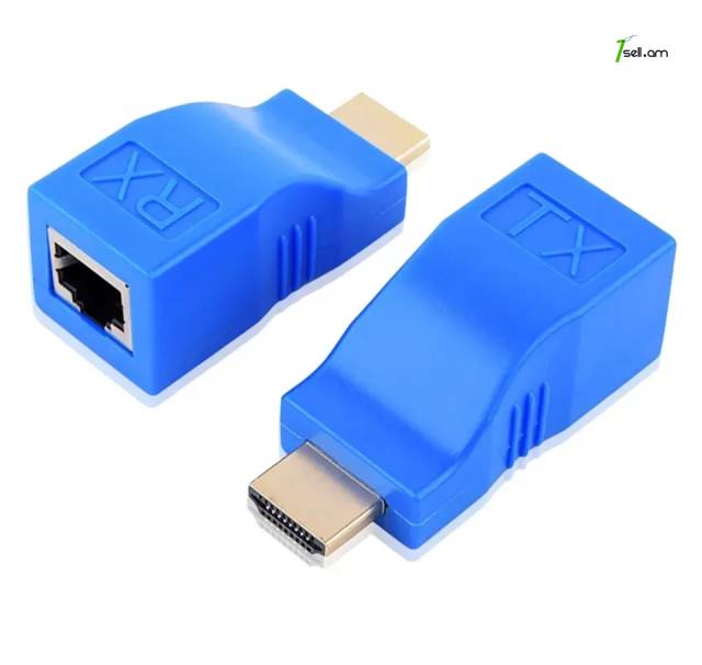 HDMI Extender by cat Network Cable Extender Converter Конвертер Փոխարկիչ