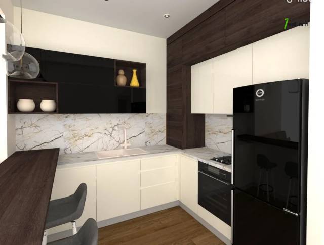 2 սենյականոց բնակարան նորակառույց շենքում Ամիրյան փողոցում, 50 քմ, 8/18 հարկ, բարձր առաստաղներ