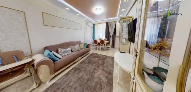 3 սենյականոց բնակարան նորակառույց շենքում Շինարարների փողոցում, 65 ք.մ., 1/9 հարկ, բարձր առաստաղներ