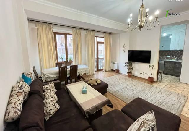 3 սենյականոց բնակարան նորակառույց շենքում Ադոնցի փողոցում, 83 ք.մ., 2/8 հարկ, 2 սանհանգույց