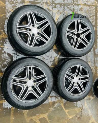 AMG r15 4հատ Անիվներ անվահեծերով, համասեզոնային անվադողեր, 195/65 R15