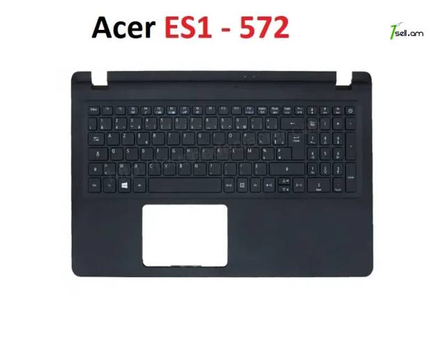 Keyboard ստեղնաշար Acer ES1-572 notebook клавиатура для ноутбук Acer AP1NX00400