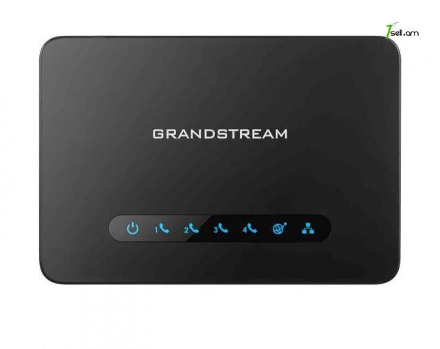 Grandstream HT814 телефонный адаптер 1GbE telephone adapter հեռախոսի ադապտեր
