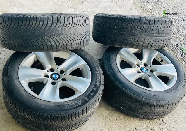 GGG. BMW r17 5x120 Անիվներ անվահեծերով, համասեզոնային անվադողեր, 225/55 R17