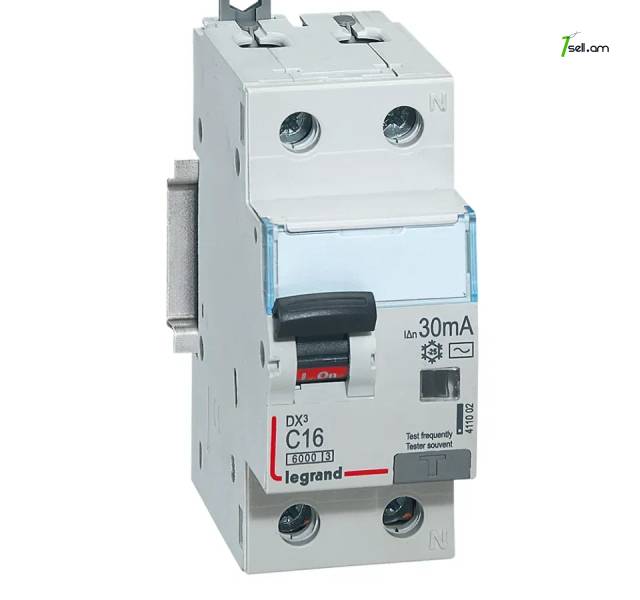 Legrand dx3 (dif) (2p) 16a ac-16-0.03a