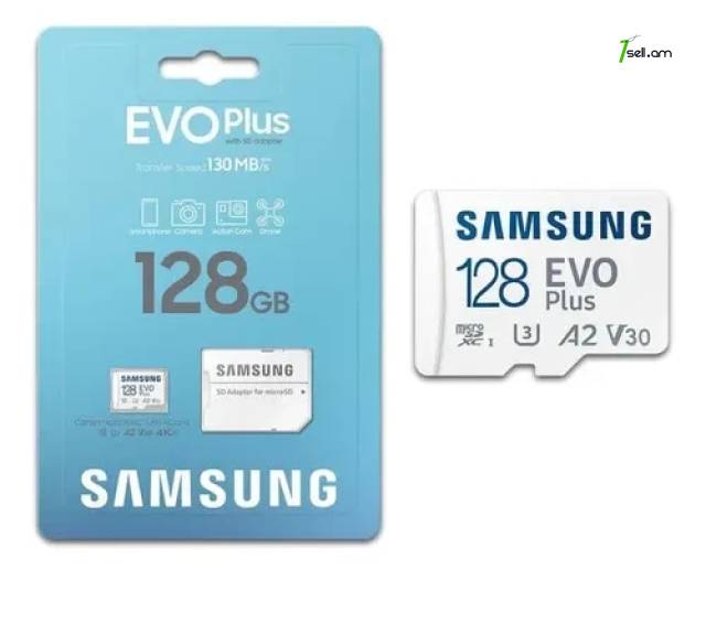 Original Samsung Evo Plus 128GB 256GB microSDXC микро միկրո հիշողության քարտ