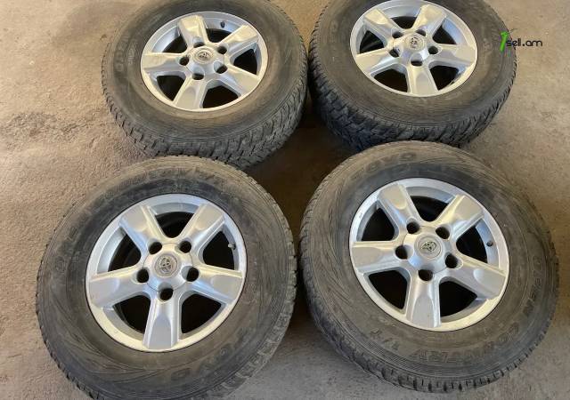 R17 Land Cruiser bantajj 4hatt Անիվներ անվահեծերով, ձմեռային անվադողեր, 275/65 R17