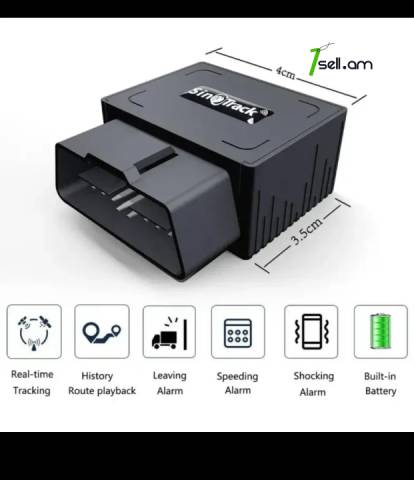 ODB GPS Tracker navigation with SIM card ST-902 с аккумулятором Точность 10м navi ODB II և ODB