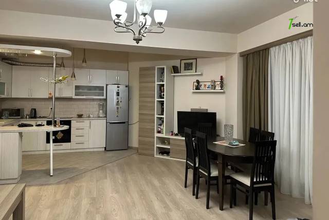 2 սենյականոց բնակարան նորակառույց շենքում Լեոյի փողոցում, 62 ք.մ., 6/18 հարկ, բարձր առաստաղներ