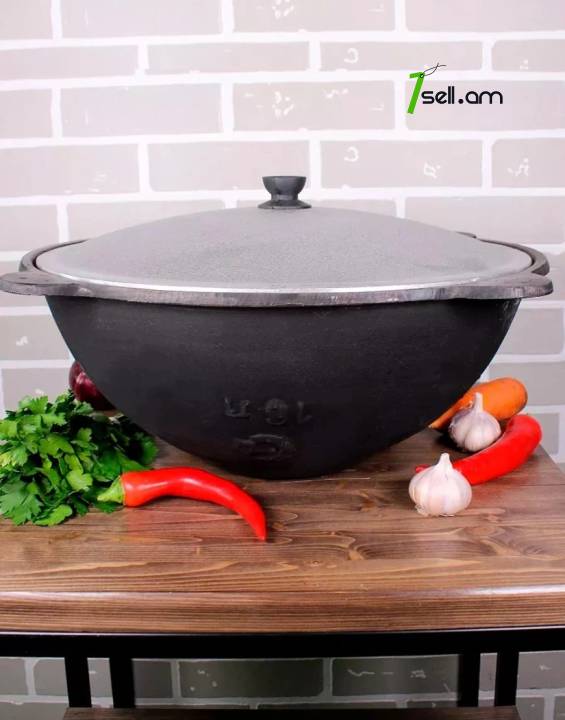 12 լիտր Uzbek cauldron  узбекский казан казан 12 литр  чугунный казан ուզբեկական կաթսա կաթսա թուջի կաթսա